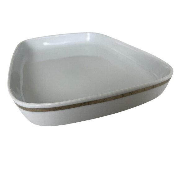 Vintage Delta Airlines 1st Class Platinum Band Serving Plate WESSCO Intl - Picture 3 of 6